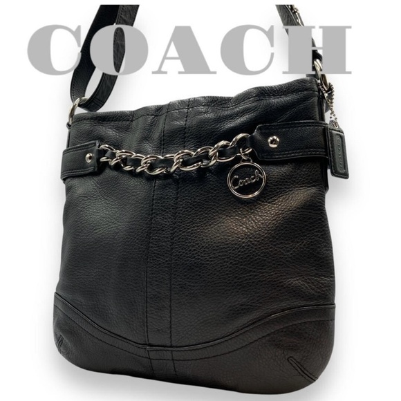 Coach Black Crossbody Bag with Adjustable Strap - Picture 1 of 7